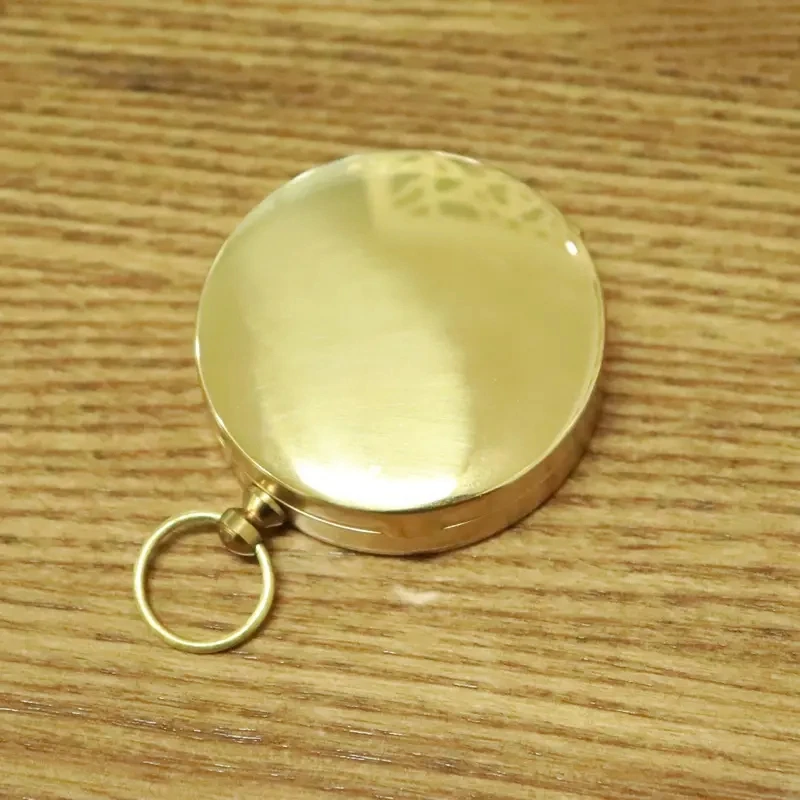 Магнитный латунный компас ручной работы для навигации/Карманный кемпинга