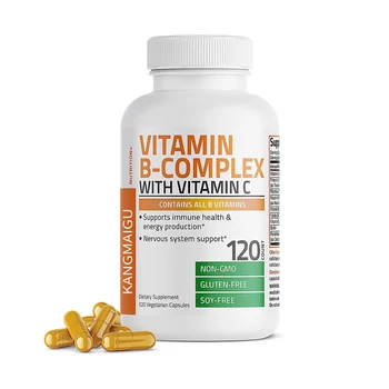 OEM/ODM private label supports immune health nervous system vitamin B complex vitamin C vegetarian complex vitamin B capsule