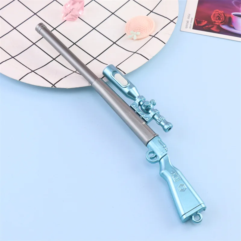Cartoon Gun Toy With Flashlight LED Light Luminous Sniper Gun Neutral Pen