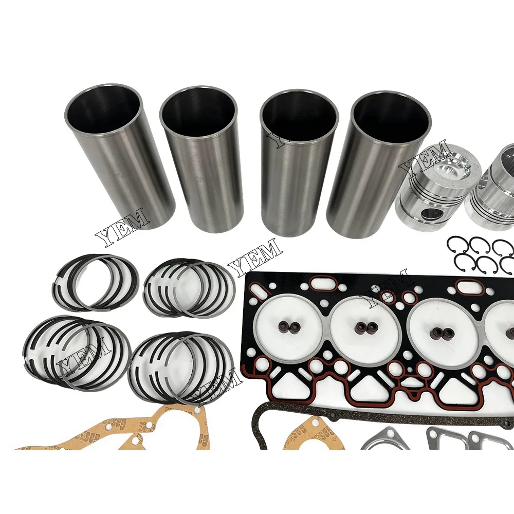 Machinery 4.236 Cylinder Liner Kit With Gasket Set for Perkins Standard Size Engine Parts 5
