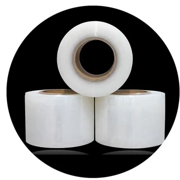 Custom Clear PE Pallet Stretch Film Winding Packing Protective Industrial Cling Film Wholesale