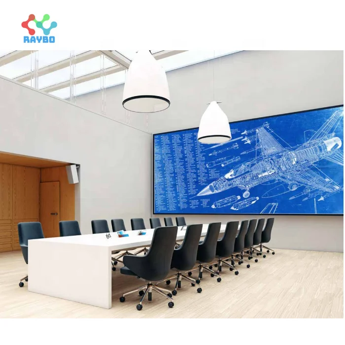 RAYBO Panneau LED Ecran LED Fixe HD P1.25 P1.5 P1.9 P2.5 Mur Vidéo LED ultra Fin 20 mm Ecran LED 4K 8K Ecran LED D'intérieur