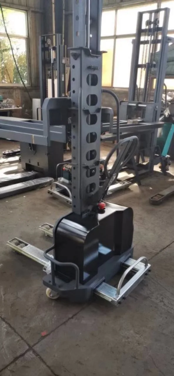 Self Loading Stacker Electric Stacker Mini Dumper Self Loading 1100mm 1300mm DC Portable Electric Stacker for Van Truck