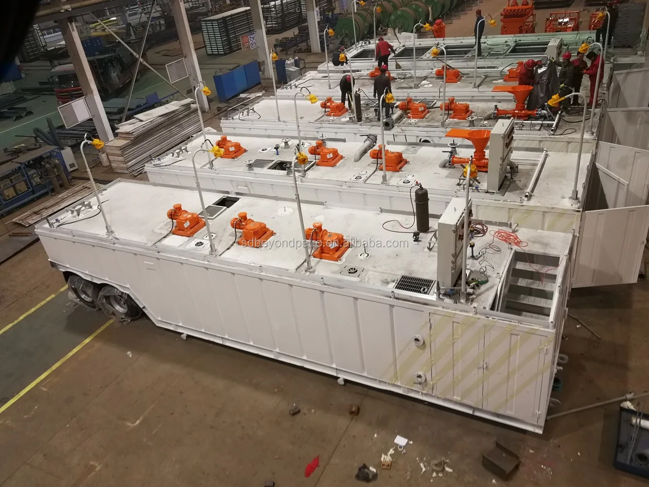 API Oil and Gas Drilling Mud Recycling Unit for Drilling Fluids Processing & Oilfield Drilling Rig Mud Tank/Pit