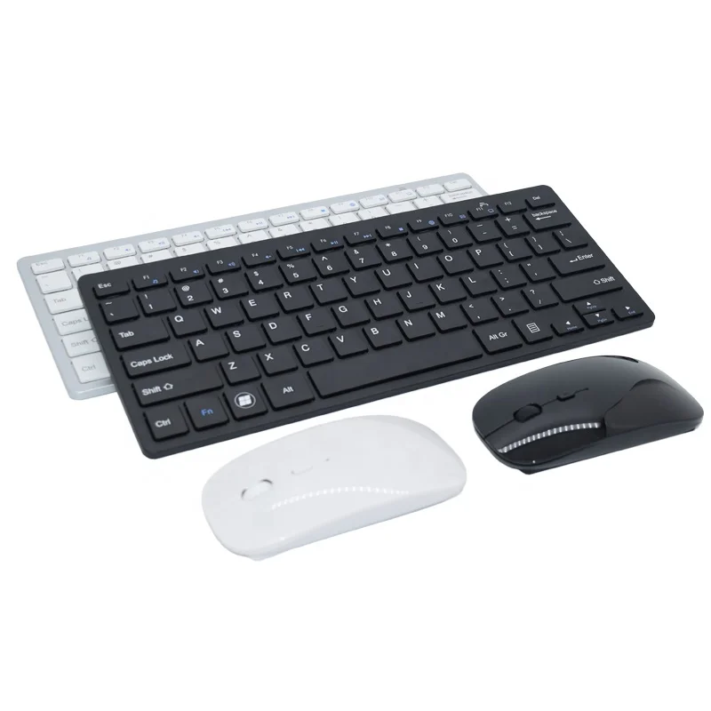 
 Ультратонкая Беспроводная мини-клавиатура и мышь с поддержкой Wi-Fi 2,4 ГГц  