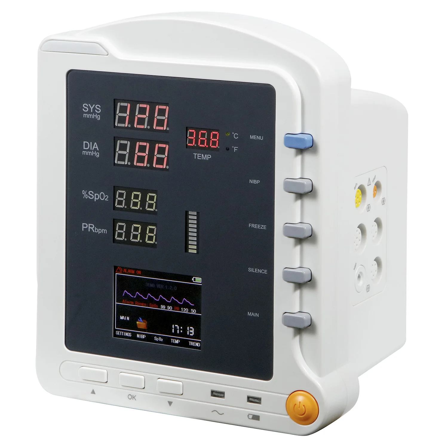 CONTEC CMS5100 CE скорой помощи жизненных функций пациента монитор портативный signos виталес