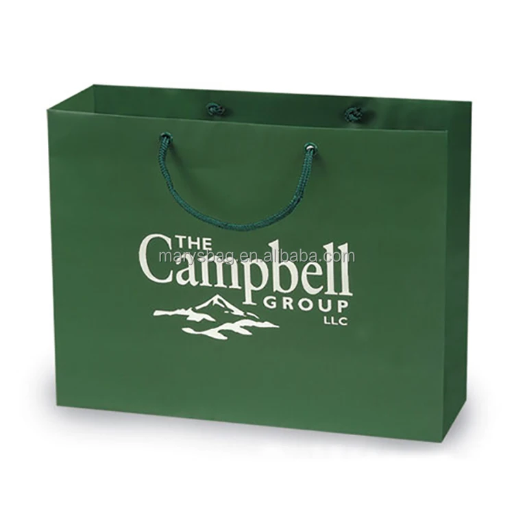 Laminated Eurotote Paper Bag With Matching Macrame Handles - Buy