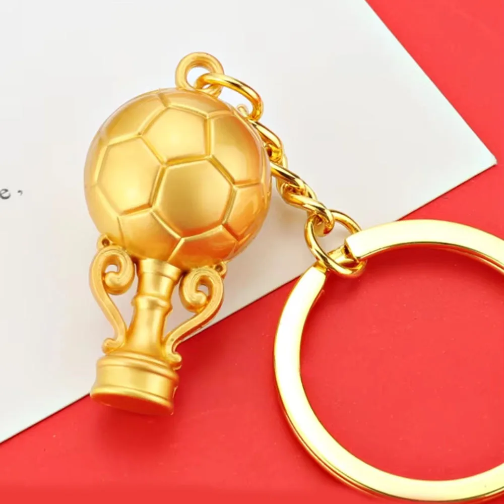 2026 23rd Football for Summer Carnival Trophy Souvenirs Carabiner Keychain Metal Sport Soccer Lightweight Waterproof