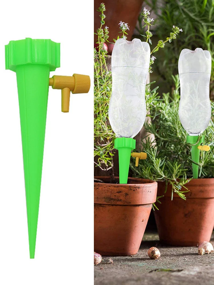 Automatic Drip Feed Bottle Pot Self Watering Spikes Drip Irrigation System  Plant Watering Tools for Plants
