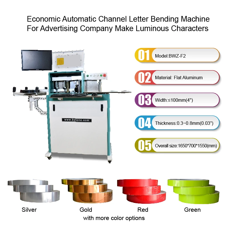 Channel Letter Automatic Bending Machine for Outdoor Sign Board 110V-240V Aluminum 3d Letters Channel Bender