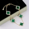 Bracelet-14K Gold-Green