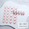 Gradient french sticker sd-1927
