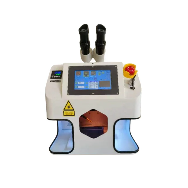 200W Mini Desktop Type Yag Laser Welding k Gold Silver Jewelry Repair Tools