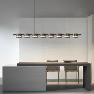 Italian Minimalist Living Room Chandelier Modern Minimalist Designer Nordic Art Glass Dining Room Bedroom Master Light Luxury