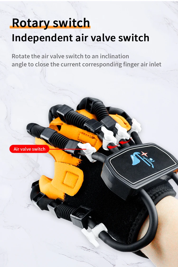 Stroke Recovery Tens Physical Therapy Gloves Hand Function Rehabilitation Robot Gloves 85
