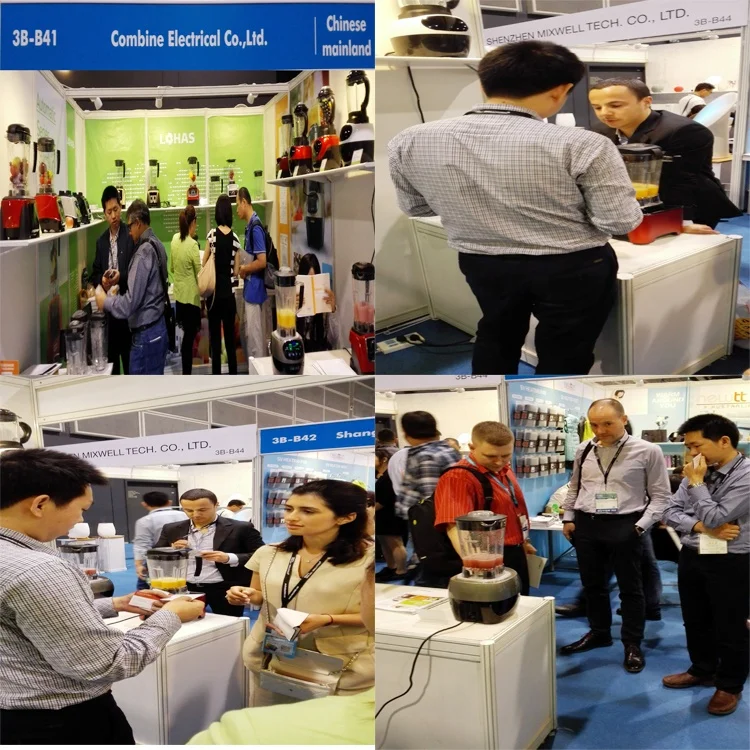 Мощный коммерческий блендер из нержавеющей стали с 6 лезвиями, 25 мм