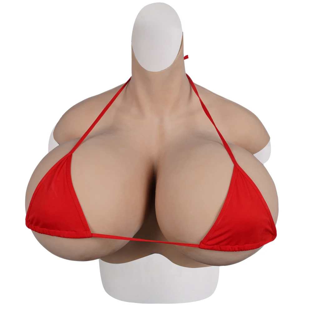 Buy G Cup Half Body Trandsgender Tits Wearable Breast Silicone