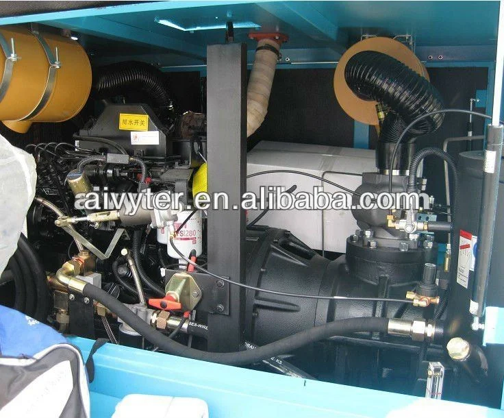 Good Price Zimbabwe 7bar Diesel Compressor With Jack Hammer
