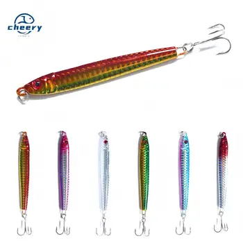 CHEERY 30g 40g Long Casting Metal Bionic Jigging Lure High Quality Fishing Bait for Ocean Boat Fishing – Metal Jig – view 2