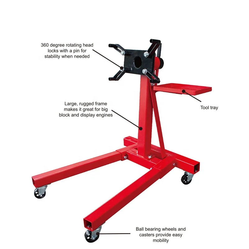 Unit Motorcycle MX ATV Engine Stand - Adjustable Maintenance Stand E7120