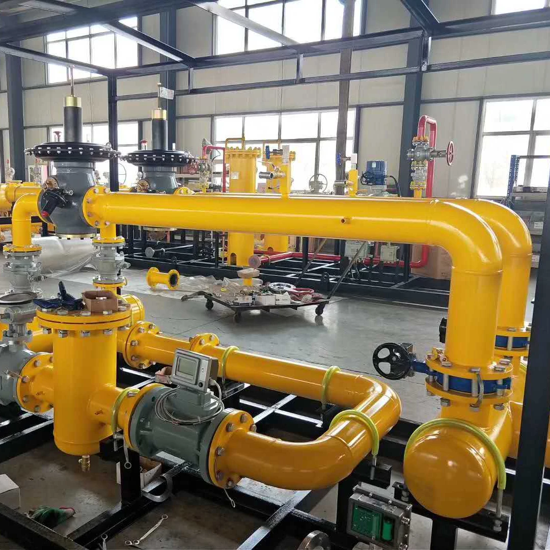 CNG PRMS Gas Pressure Regulating and Metering Station
