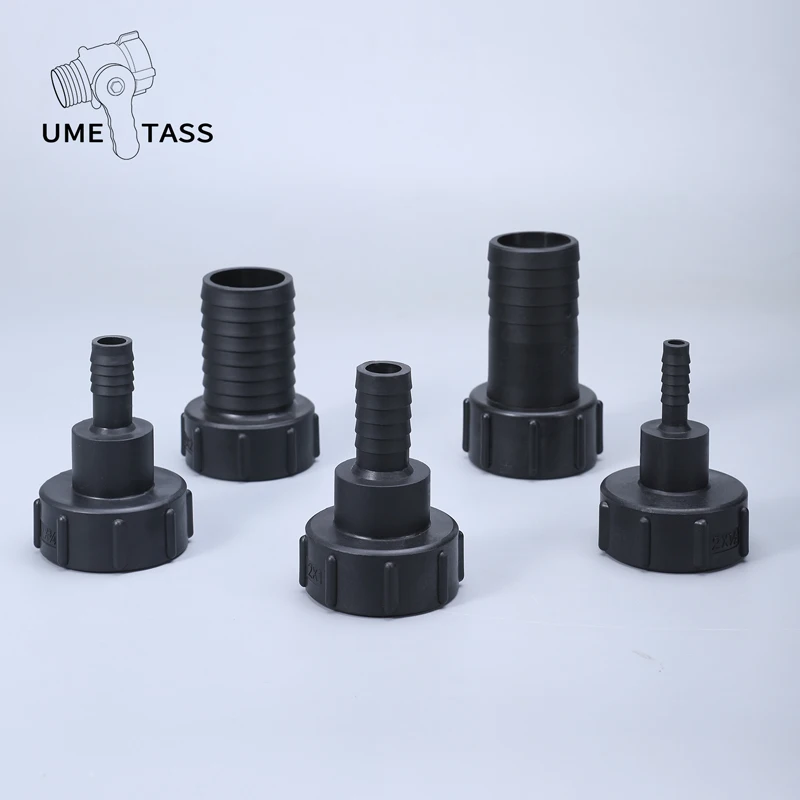 Plastic Quick Connector Coupling Quick Container Fittings Adapter 12mm 16mm 20mm 25mm Hose Tail
