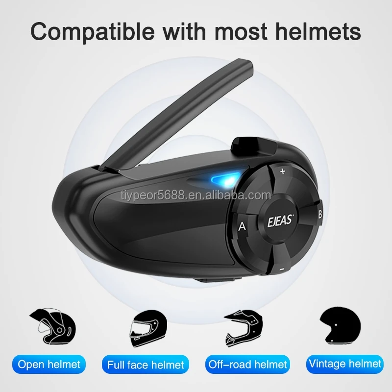 product tiypeor ejeas q7 full duplex fm radio helmets motorcycle intercom waterproof bluetooth intercomunicador-3