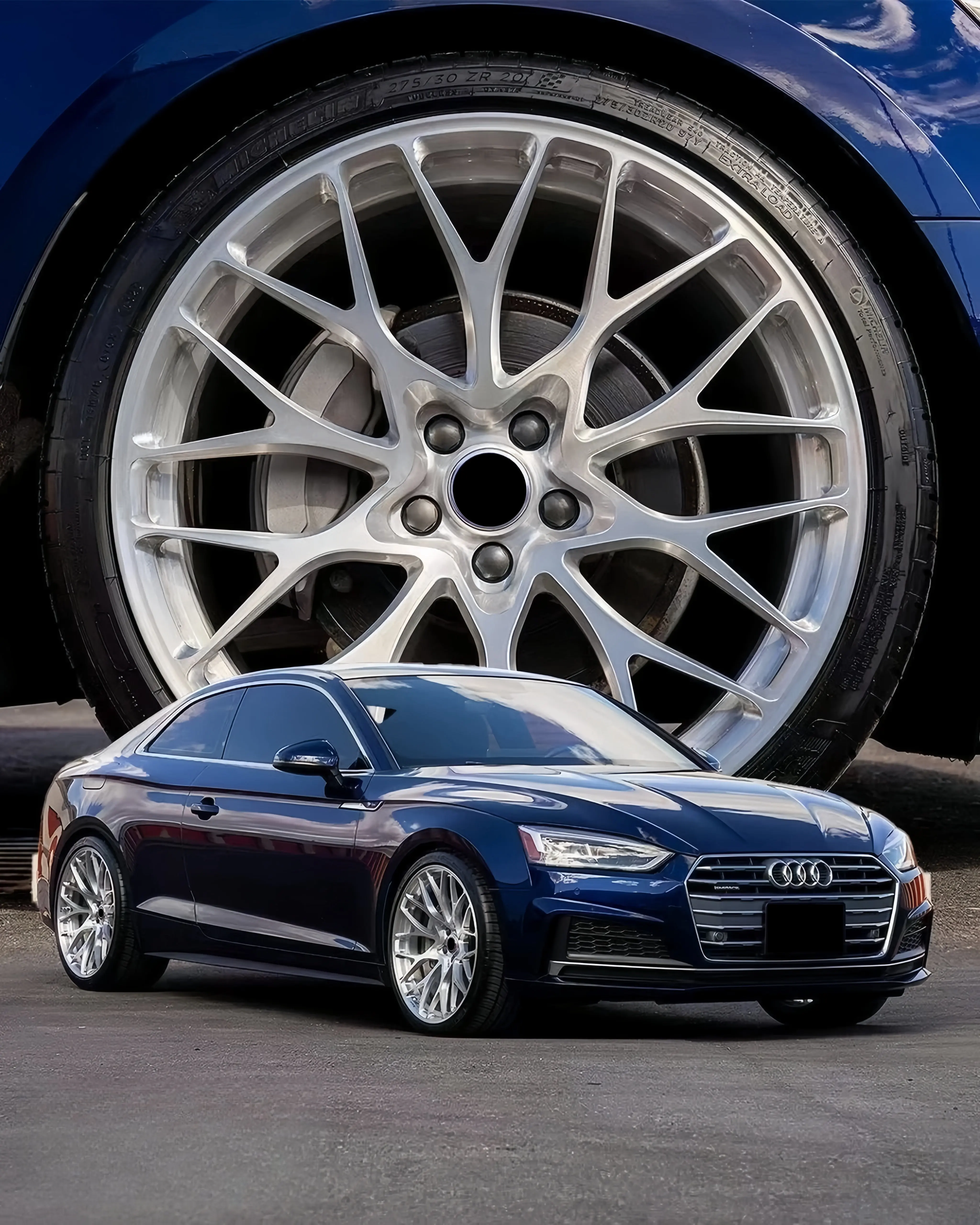 XINLAI Monoblock 1-Piece Forged Wheel Brushed Polished 5x120 5x112 5x114.3 Racing Car Wheel 18 19 20 21 22 Inch Car Alloy Rim - Image 3