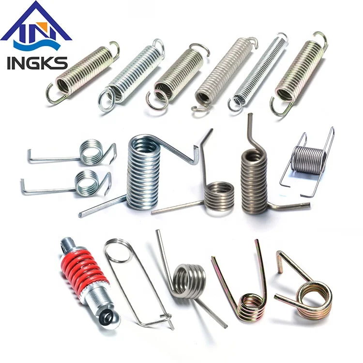 High Rigidity Variety Types Customized Tension Springs for Barrier Gate and Hood Engine