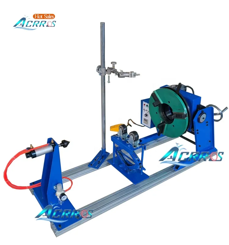 220V Small Welding Positioner with 30kg Rotating Turn Table New Condition 200 Welding Chuck 30kg Mig Mode
