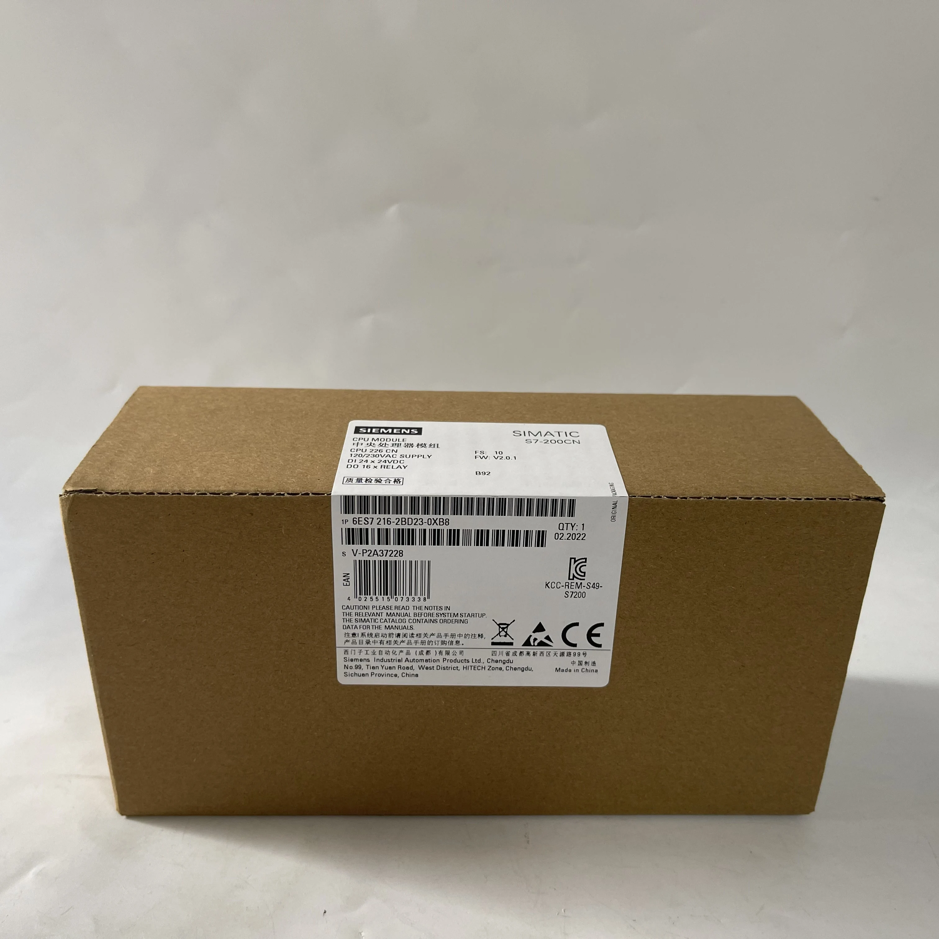 Siemens Digital Input Module 6ES7216-2BD23-0XB8