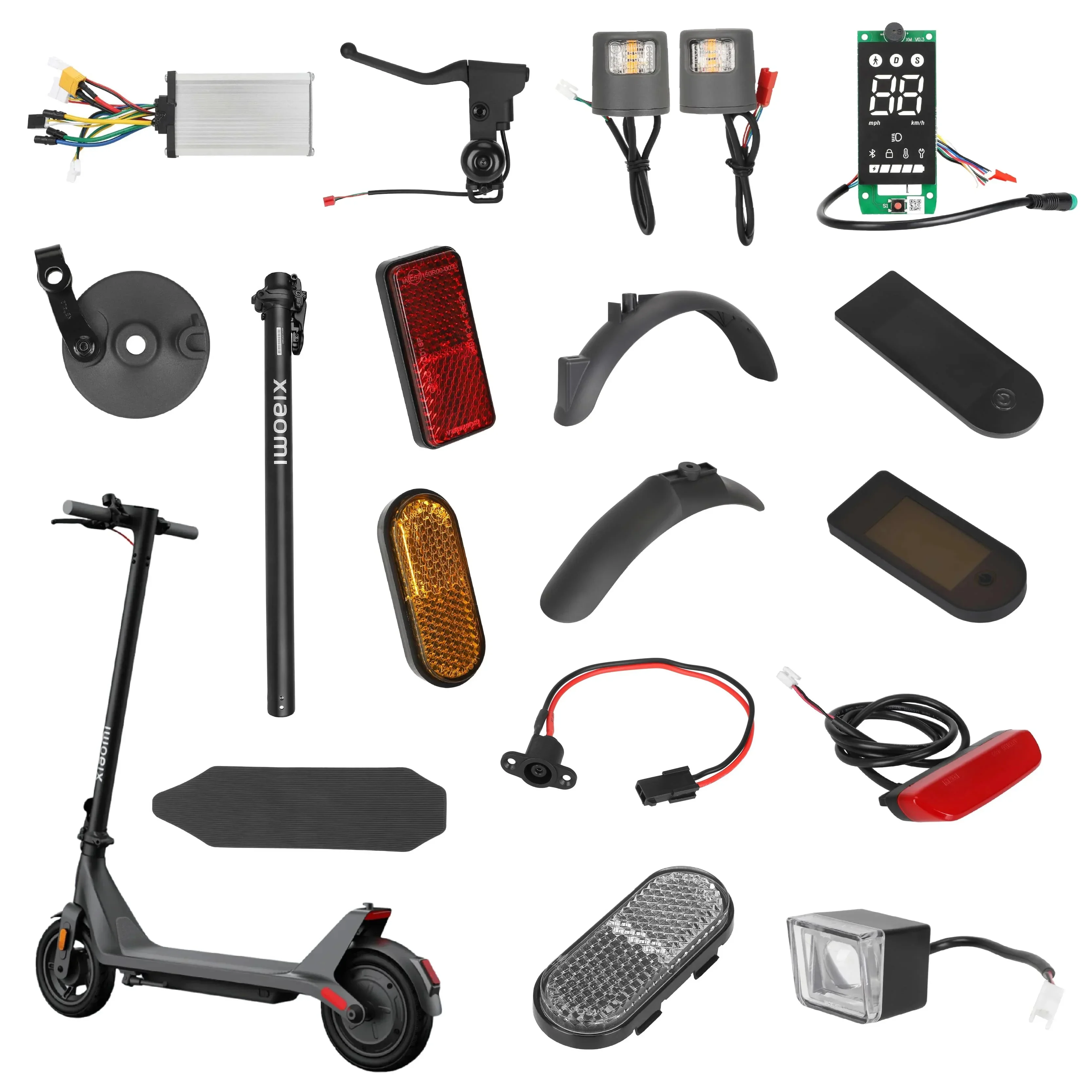 Pour Xiaomi Pour Trottinette Électrique 4Pro Feu Arrière Lampe
