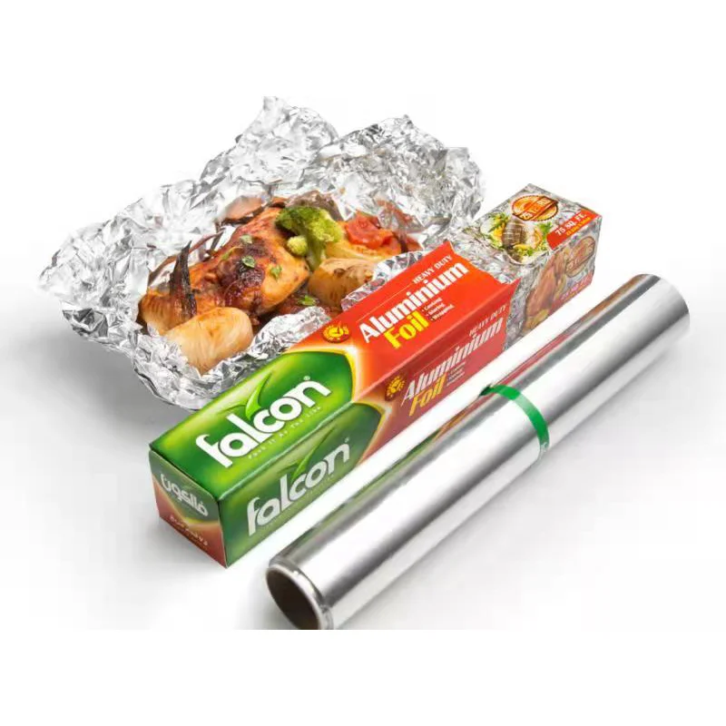 Food Grade Heavy-Duty Aluminum Foil Roll Aluminum Foils Manufacturers Rolls  Disposable Tin Foil Roll - China Bag, Packaging