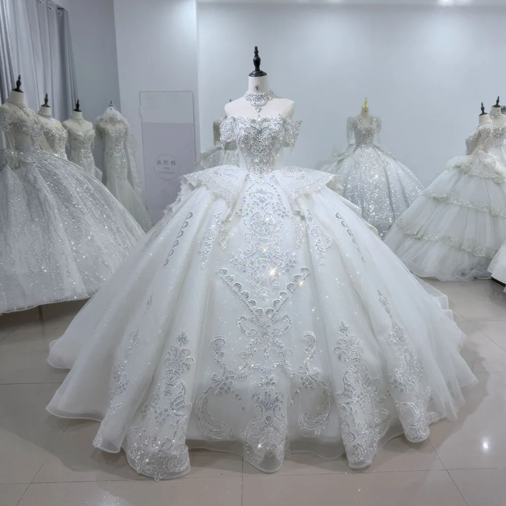 knee length dresses for ladies Long Puffy Sleeve Blue Prom Dresses main image 0