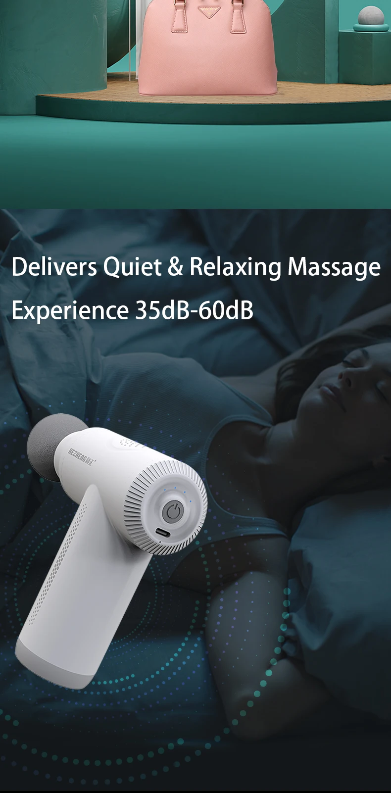 New 2023 Products Mini Handheld Percussion Muscle Massage Gun Portable Fascia Relaxation Gun for Body Deep Massage
