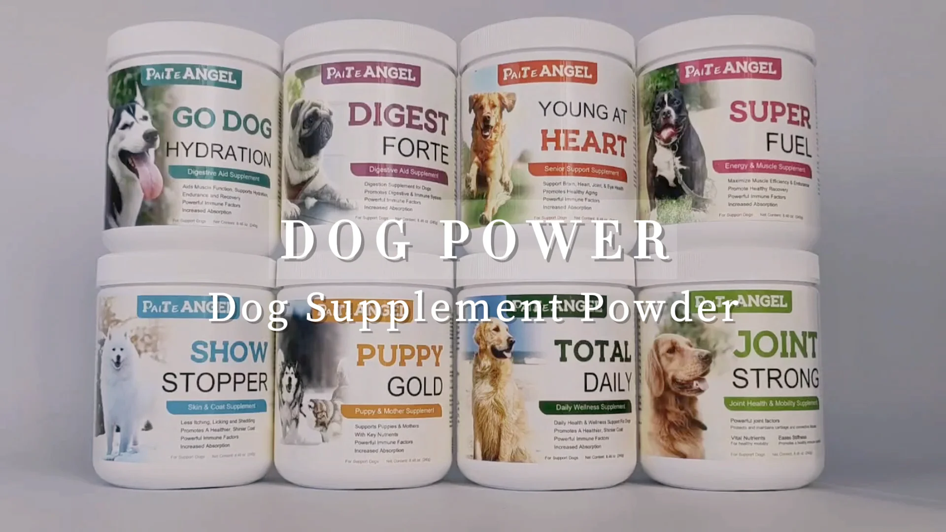 Customization Probiotic Powder Dog Health Supplements Powder Dissolve