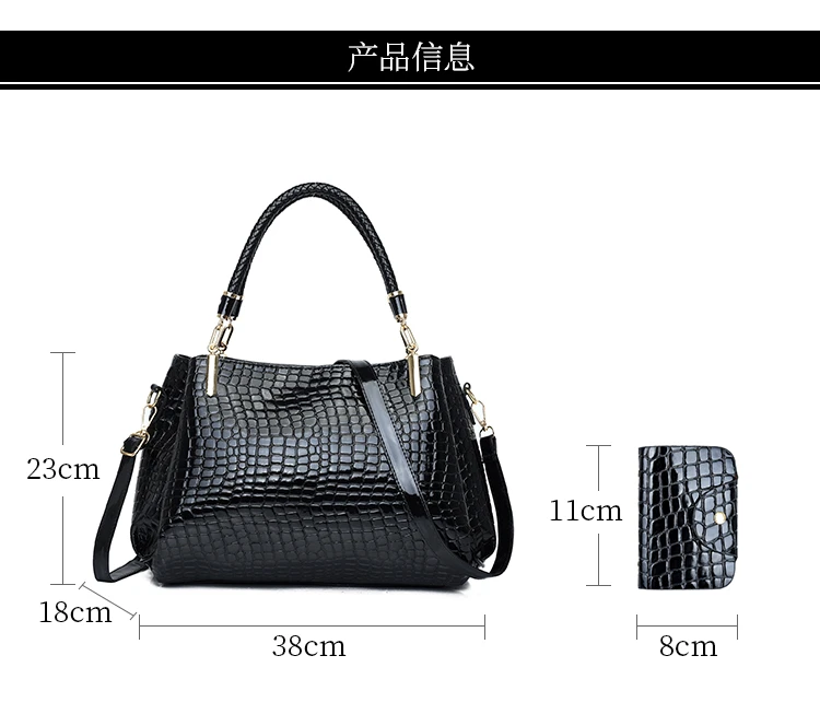 2025 High Quality Girls' Casual Tote 2- Piece Bag Color-Matching Design Large Capacity R aperçu 5
