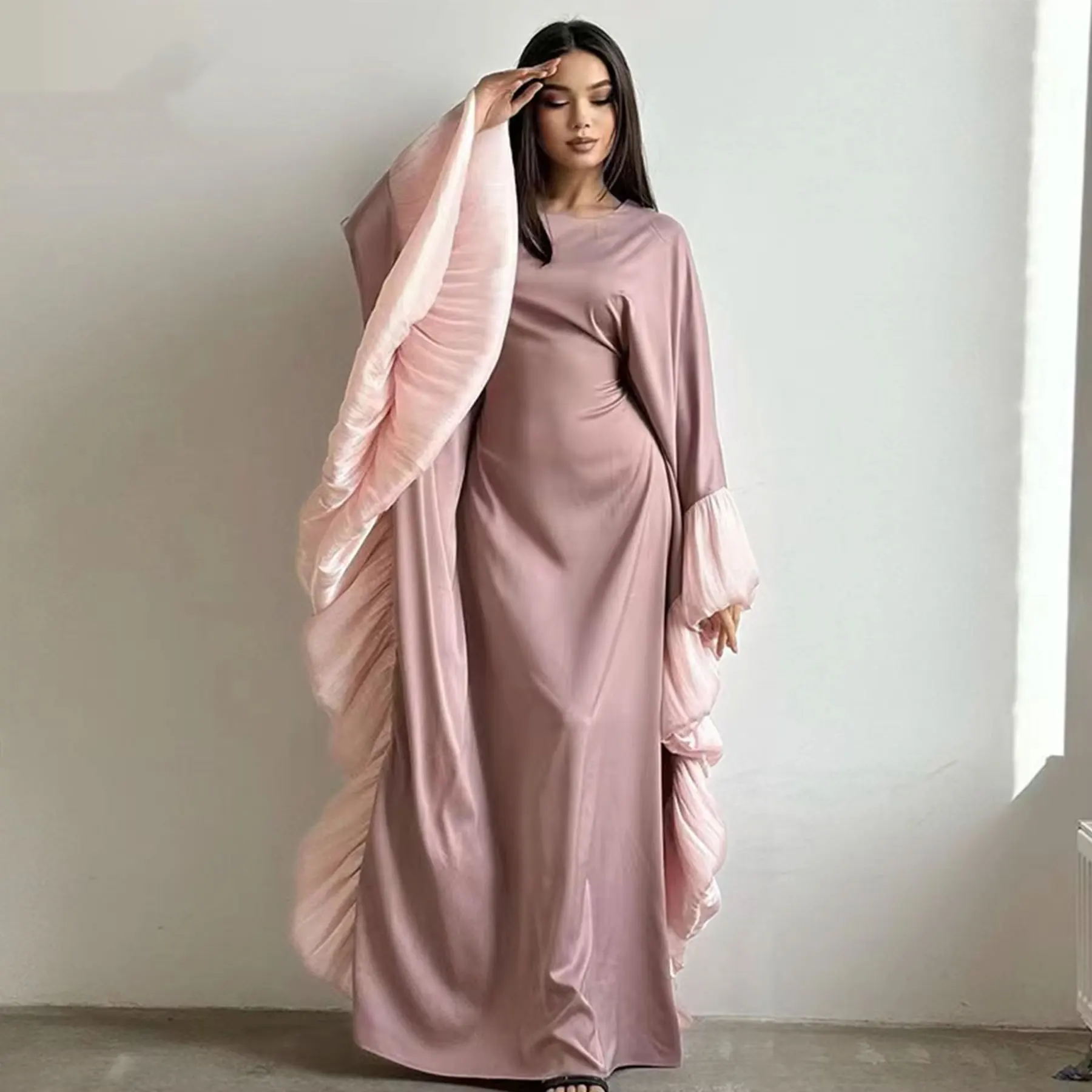 Wholesale adults traditional robe Ramadan wear robe dresses for adults elegant lace robe polyester robe adults' traditional dress elegant Muslim dress Wholesale adults traditional robe Ramadan wear robe dresses for adults elegant lace robe polyester robe adults' traditional dress elegant Muslim dress