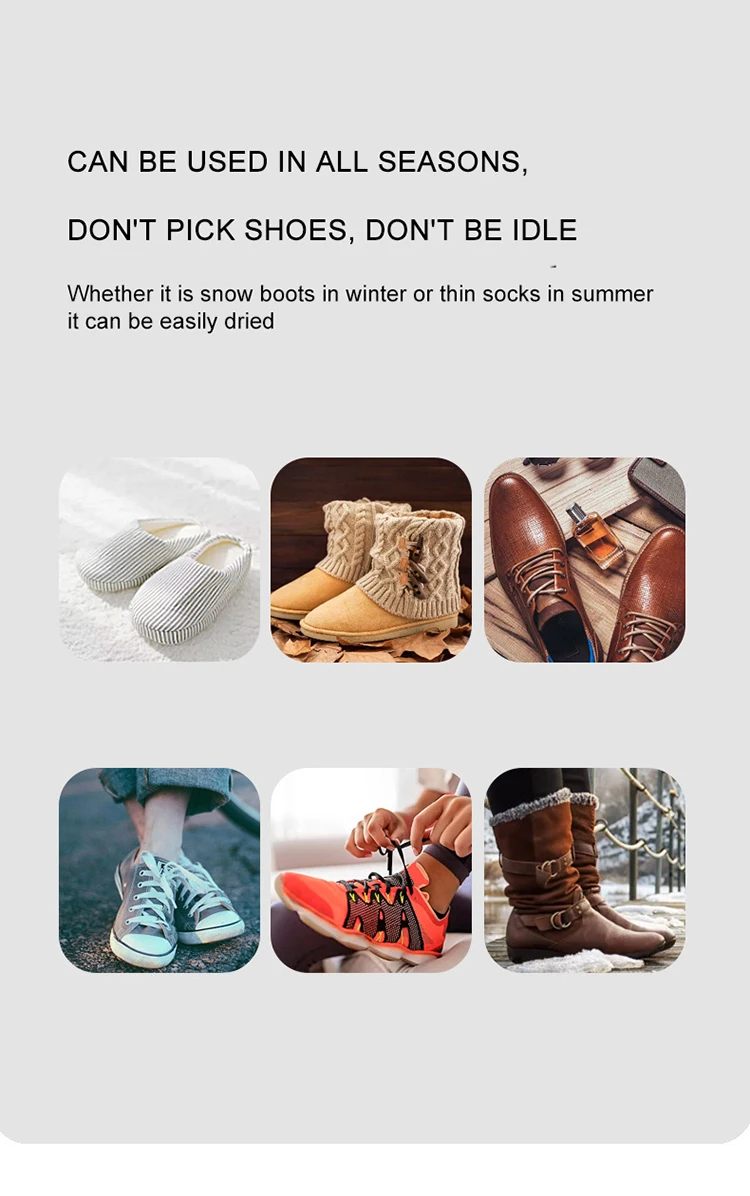Shoe Dryer And Deodorizer With Timer Shoes Boots Socks Dryer Warmer