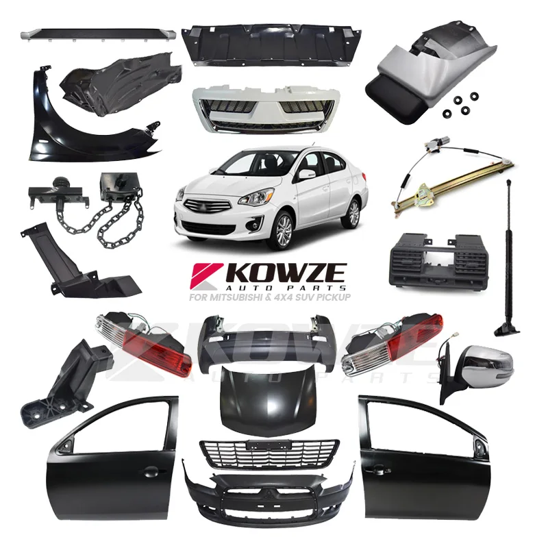 Auto Body System Metal Parts for Mitsubishi Mirage Factory Price Wholesale Mitsubishi Pajero Toyota Nissan Bumper Grille Mirror