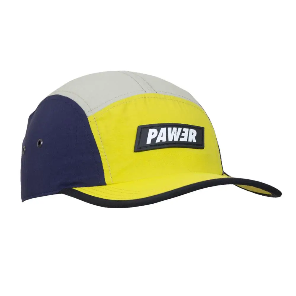Oem Custom Breathable Polyester Running Hat Cap Nylon 5 Panel Snapback
