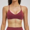 dark red bra