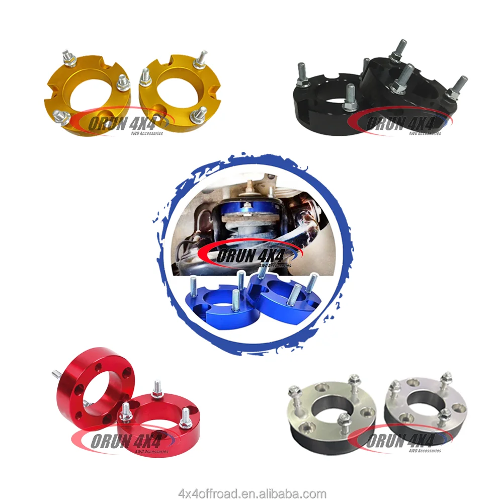 Factory Aluminum 2'' Front Coil Spring Shock Spacer 4x4 Accessories Suspension Lift Kit