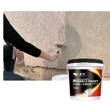 Marble Effect Stone Paint Exterior Wall Coating Real Stone Paint for House