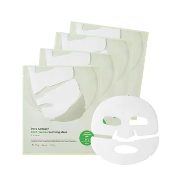 Deep Collagen CICA Teatree Soothing Calming Cooling Over Night Collagen Face Mask