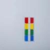 Red Yellow Green Blue Polka Dots