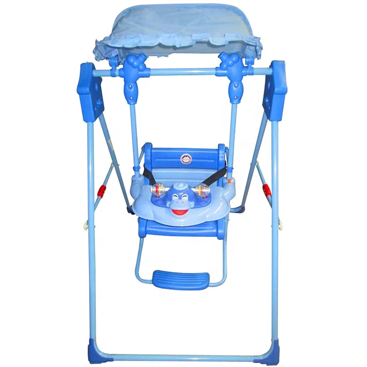 Детские качели BABYLAND для улицы и помещения с навесом милые детские в виде утки