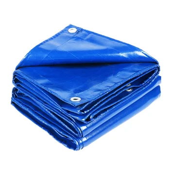 PVC Tarpaulin Poly Tarp UV Protect Plastic Fabric Sheet Standard Size for Agriculture Industrial Cover