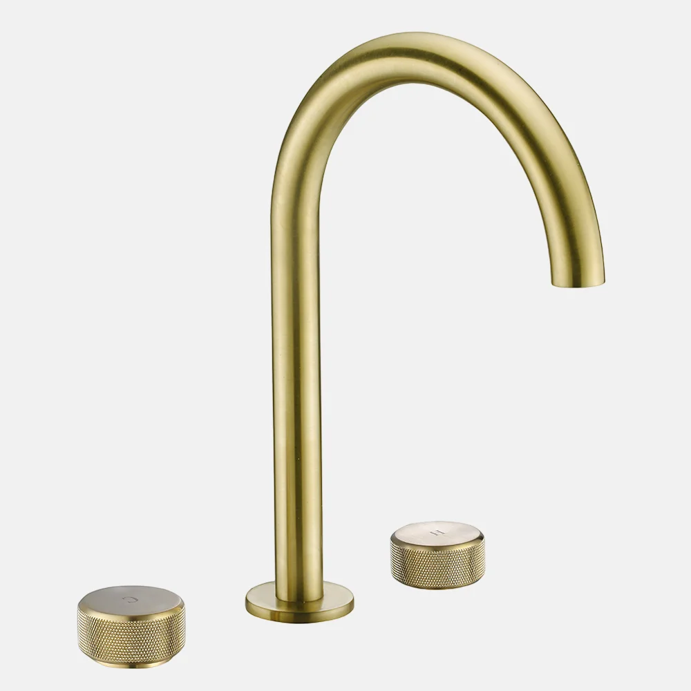 gold basin faucet