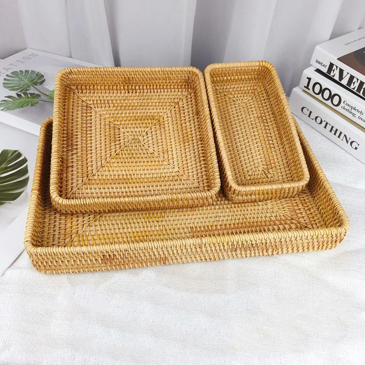 Hotel Floating Pool Floating Pool Breakfast Tray Rattan Floating Tray